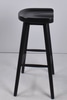Black Moulded Stool