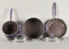 5 pc Purple Pot and Pan Set