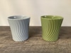 Ceramic Waving Column Vase A