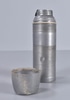 Silver Thermos w/ Screw on Cap/Cup