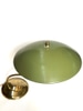Brass and Olive Vintage Desk Lamp