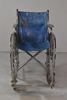 Chrome Frame Wheelchair - Royal Blue