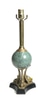 Marble and Brass Dolphin Lamp