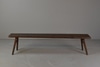Long Primitive Bench w/ Four Pegged In Legs