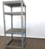 Industrial metal shelving rack