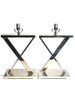 Chrome “X” Lamp