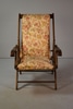 Folding Padded Sling Chair w/ Floral cushion