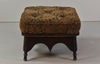 Cushioned Wood Ottoman