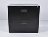 Black Two Drawer Lateral Metal Filing Cabinet