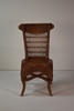Wicker Side Chair w/ Back Scroll