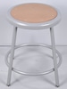 Grey Steel Workshop Stool