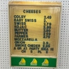 Deli Menu Board