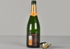 Empty Verve Clicquot Champagne Bottle w/ Gold Cap
