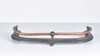 Curved Fireplace Fender w/ Copper Rail