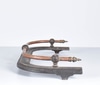 Curved Fireplace Fender w/ Copper Rail