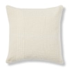 Ivory Wool Throw Pillow