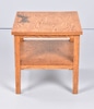 Low Oak Table with Shelf