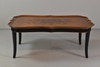Regency Wood Coffee Table with Painted Floral Motif