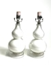 Glossy White Glass Lamp