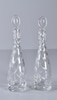 Oil & Vinegar Swirl Cut Glass Cruet
