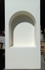 Tall Wall With Arch Window in Middle 5' 71/2" x 12'