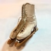 1960’s White leather Ice Skates
