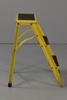 Yellow Metal Folding Step Stool