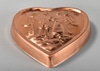 Pair of Heart Shaped Copper Baking Tin