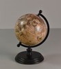Globe on Wood Pedestal Stand
