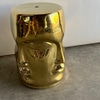 Gold Face Side Table