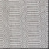 8x6 Ivory and Sand Diamond Pattern Rug