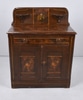 Wood Washstand with Floral Motif