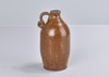 Small Brown Pottery Jug w/ Thumb Handle
