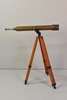 Brass Telescope with Wooden Tripod