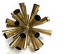 Brass taper candle holder