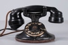 Desktop Raised Cradle Rotary Phone w/ Bakelite Handset
