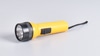 Yellow Plastic Flashlight with Wrist Strap