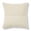 Ivory Wool Throw Pillow