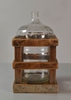 Glass Water Cooler Bottle with Crate