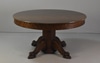 Round Lion's Claw Pedestal Dining Table