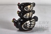Stackable Black Chicken Tea Service