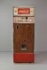 Coke Vending Machine with Front Wood Grain Panel 1960's