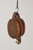 Double Line Wood Rope Pulley w/o Hook