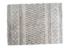 12x9 Ivory and Dark Brown Casablanca Shag Rug