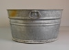 Galvanized Basin w/ Two Side handles