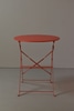 Red Round Folding Garden Table