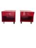 Red Lacquer Nightstands