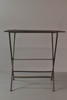 Slatted Metal Outdoor Folding Tray Table