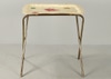 Set of 3 Folding T.V. Tables w/ Leaf Pattern