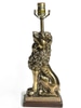 Brass Lion Lamp